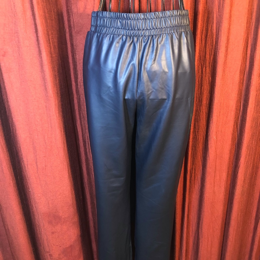 Royal Blue Drawstring Pants - Picture 2 of 3